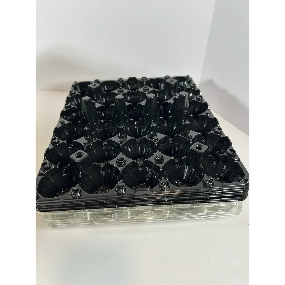 Lot of 14 Empty Egg Cartons Clean 5 Plastic 30 Ct, 9 Paper/Foam 18 Ct